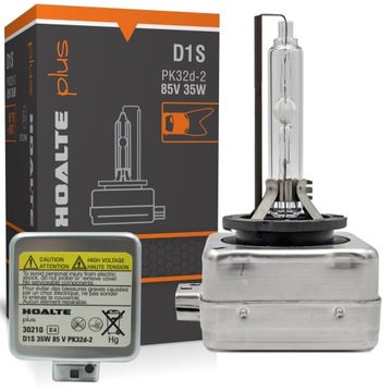 XENON ŻARNIK PALNIK KSENON HOALTE PLUS +50% Z HOMOLOGACJĄ PK32d-2 5000K D1S