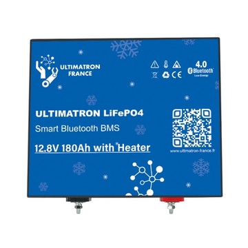 LiFePO4 12В 180Ач аккумуляторная батарея обогревателя, Bluetooth