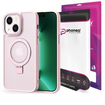ETUI PHONEO MAGCORE SHIELD CASE PLECKI DO APPLE IPHONE 13 RÓŻOWE