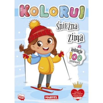 Koloruj. Śnieżna zima