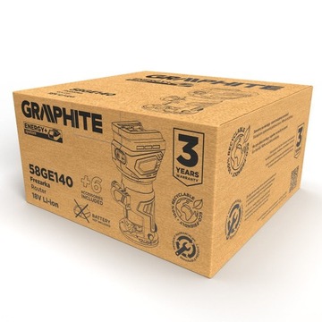 WIELOFUNKCYJNA FREZARKA BEZSZCZOTKOWA AKUMULATOROWA ENERGY+ 18V GRAPHITE