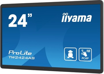 Сенсорный монитор iiyama TW2424AS-B1, 24 дюйма, IPS, LED/HDMI, USB-C/Android12,GMS