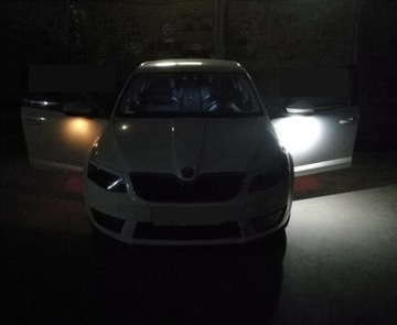 Светодиодная подсветка зеркал Skoda Octavia III MK3