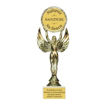 STATUETKA VICTORIA NAJLEPSZY NAUCZYCIEL NA ŚWIECIE DZIEŃ NAUCZYCIELA