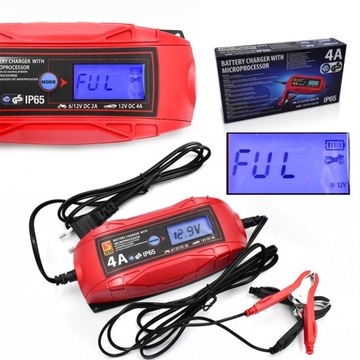 Prostownik mikroprocesorowy SENA 6V 12V 4A, 2A