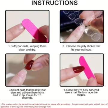 Накладные ногти Press On Nails, длинные, 24 шт. в горошек, средняя миндалевидная форма, белые