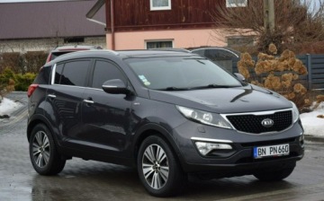 Kia Sportage III SUV Facelifting 2.0 CRDi 136KM 2014 Kia Sportage 2.0D 4x4 Navi Kamera Panorama Sprowadzony Oplacony 2.0