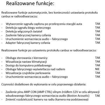 Переходник интерфейса Rockford и камеры Mitsubishi Lancer Pajero ASX 2016+