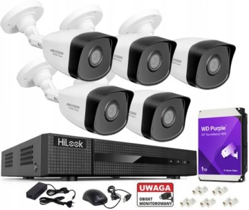 Hikvision Monitorovací sada Ip 5 kamer 2MP Ir 1TB