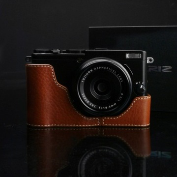 GARIZ XS-CHX70CM half case FUJI X70 jasno-brązowy