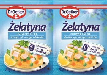Dr. Oetker Żelatyna uniwersalna 2 x 20 g