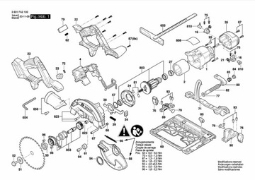 Щетки BOSCH GSA18V-Li GSA36 GKS18V-Li GKS18V-57