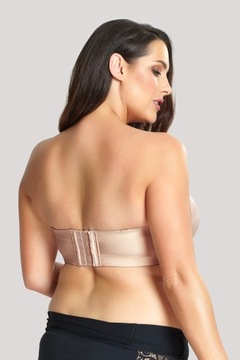 75F 34F Sculptresse Dana biustonosz strapless samonośny beżowy