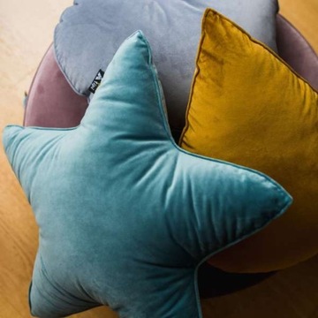 Yellow Tipi Poduszka Lucky Star pastelowy