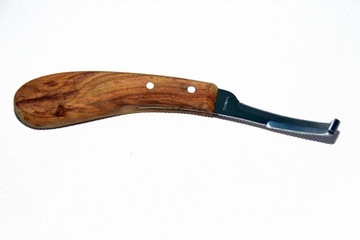 НОЖ ДВУХСТОРОННИЙ ДЛЯ НЕРЖАВЕЮЩИХ КОПЫТ И КОРРЕКЦИИ ОБРУЧКОВ