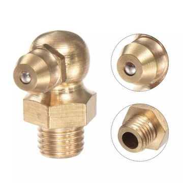 УГОЛ KALAMITA Смазочный ниппель M6X1 90 ЛАТУНЬ CU59