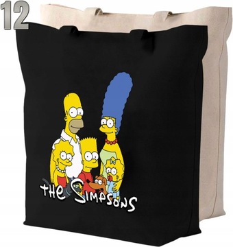Torba bawełniana SIMPSONOWIE THE SIMPSONS + IMIĘ