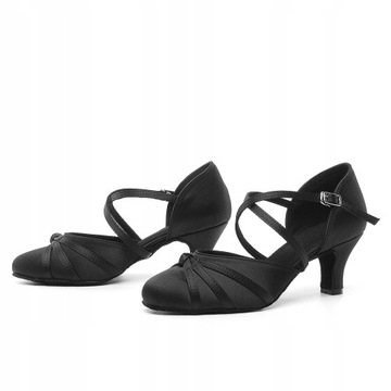 BUTY TANECZNE DO STANDARDU CZARNE BLACK 5cm