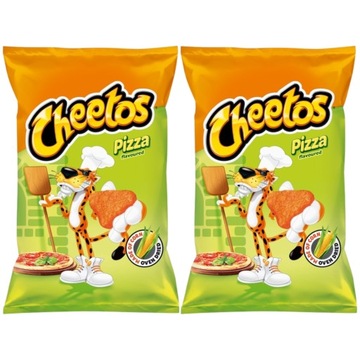 Cheetos Chrupki kukurydziane o smaku pizzy 85 g x 2 sztuk