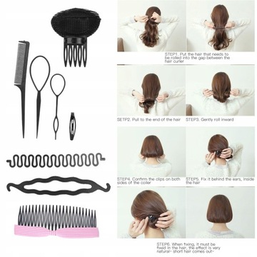 Набор инструментов для плетения волос 20 шт.