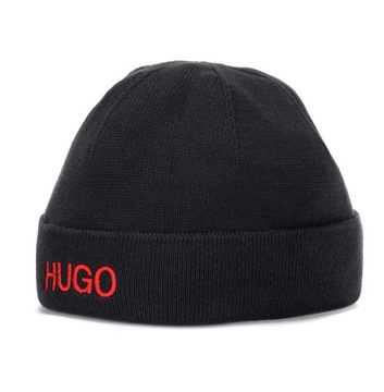 Czapka Zimowa HUGO BOSS Beanie Oryginał Czarna