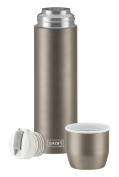 Стальной термос, 0,45 л, серый