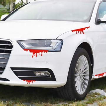 Автомобиль Хэллоуин наклейка украшения кровь