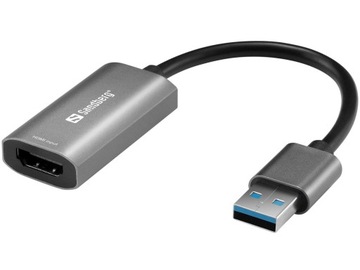 Adapter HDMI Sandberg 134-19 do USB szary