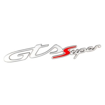 Vespa GTS emblemat GTS Super na tylny prawy bok naklejka okleina
