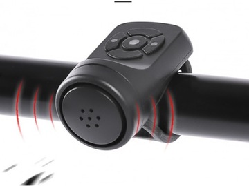 Dzwonek elektroniczny DZWONEK ROWEROWY ELEKTRYCZNY ALARM 120DB