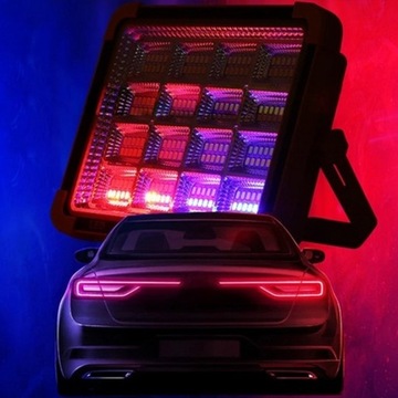 МОЩНАЯ ГАЛОГЕННАЯ ПОРТАТИВНАЯ БОЛЬШАЯ СОЛНЕЧНАЯ РАБОЧАЯ ЛАМПА С 192 СВЕТОДИОДАМИ POWERBANK USB C