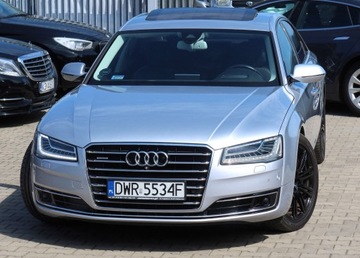 Audi A8 D4 Sedan Facelifting 4.2 TDI 385KM 2014 Audi A8 4,2 TDi Night View Webasto ACC Solar HUD Matrix 360° 4xGrzany Fotel, zdjęcie 27