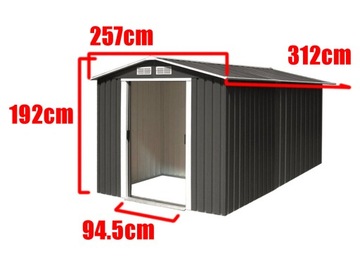 САДОВЫЙ ДОМ ДЛЯ ХРАНЕНИЯ ИНСТРУМЕНТОВ 3,1x2,6x1,9м