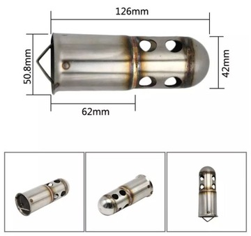DB Killer Exhaust 51 мм Глушитель Средний Катализатор