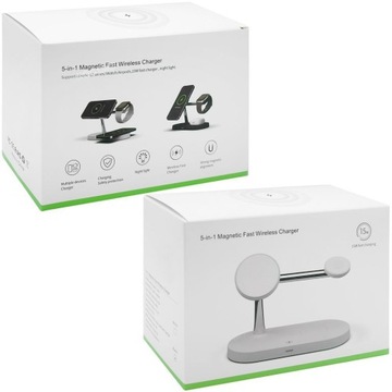 Беспроводное зарядное устройство MagSafe Station 4в1 + USB