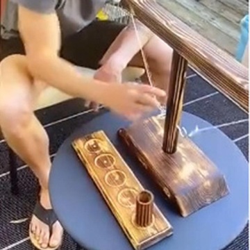 2x деревянных для игр на свежем воздухе дома с питьем