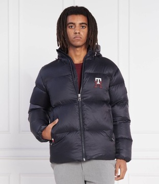 TOMMY HILFIGER puchowa kurtka | granatowa