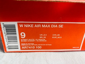 Buty W Nike Air Max DIA SE r. 40,5 UŻYWANE