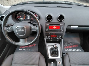 Audi A3 8P Hatchback 3d 1.4 TFSI 125KM 2010 Audi A3 Sportback Lift LED Klimatronik Elektryka Serwis 1.4 Benzyna 125KM, zdjęcie 16