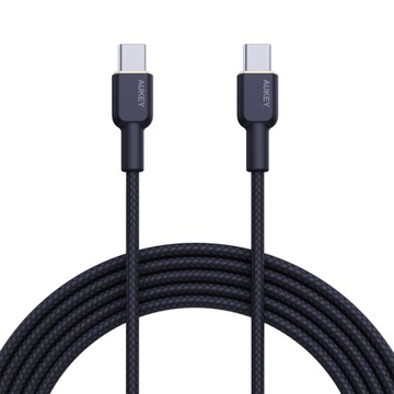 Kabel USB typ C - USB typ C Aukey CB-NCC1 1 m czarny