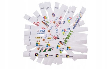 Браслеты TYVEK 200 шт. БЕСПЛАТНАЯ ЦВЕТНАЯ ПЕЧАТЬ.