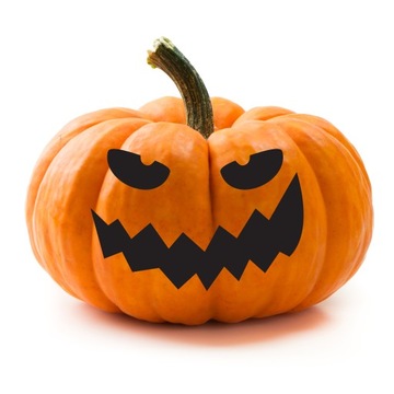 NAKLEJKA NA HALLOWEEN Na Dynie Okno WZ-4