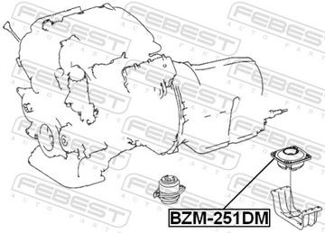 FEBEST BZM-251DM LOŽISKO MOTORU