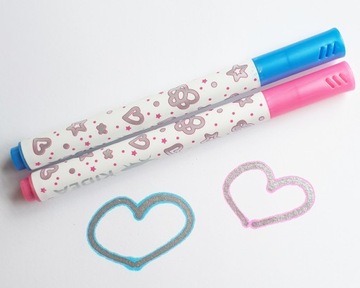 Magiczny marker PISAK z podwójną linią 2 szt Kidea