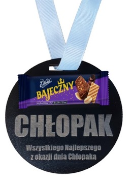 MEDAL Z GRAWEREM PREZENT NA DZIEŃ CHŁOPAKA UPOMINEK DLA CHŁOPCÓW DO SZKOŁY