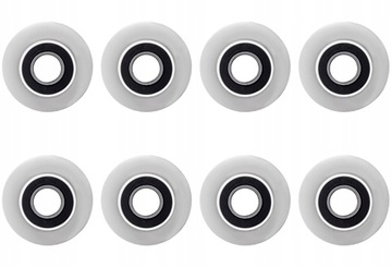 8 ДВОЙНЫХ РОЛИКОВ ДЛЯ ОТВЕРСТИЯ 8 ММ МЕТАЛЛИЧЕСКИЕ РОЛИКИ ДЛЯ ДУШЕВОЙ КАБИНЫ 25 ММ