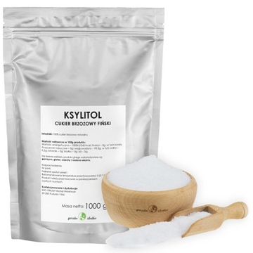 KSYLITOL FIŃSKI cukier brzozowy naturalny 1kg