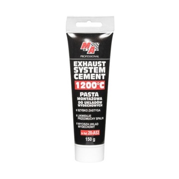 MA pasta montażowa cement do tłumików 1200C 150g