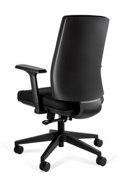 Krzesło SHELL LOW Czarne Biurowe Tkanina Ergonomia