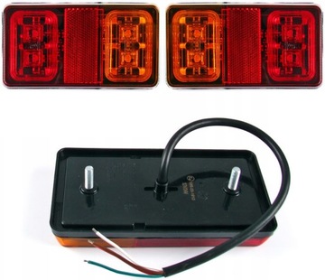 СВЕТОДИОДНЫЙ ЗАДНИЙ ФОНАРЬ 12-24В ДЛЯ ПРИЦЕПОВ, СТОП-СИГНАЛ